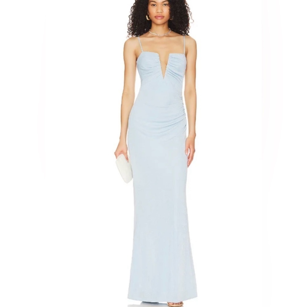 NWT KATIE MAY POWDER BLUE ERYKAH GOWN